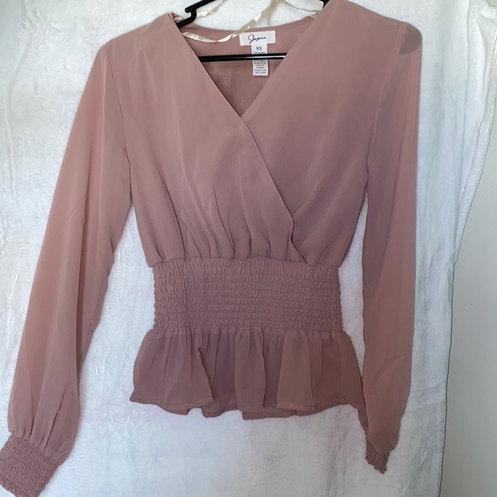 XS MAUVE BLOUSE